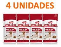 Royal Canin Medium Adult Perro Sobre Pouch Promo 4u X 140gr 