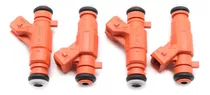 4×inyector De Combustible Para Peugeot 206 1.6l 1998-2009