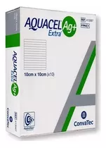 Aquacel Ag+extra 10x10cm Unid Convatec- Deltamed