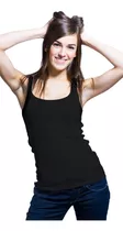 Musculosa Mujer Lisa 100% Algodon Premium - M A Xxl