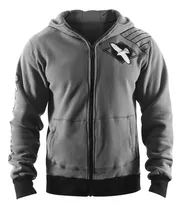 Campera Hayabusa Cast Hoodie Gris-talle L