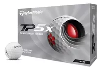 Pelota De Golf Taylormade Tp5x White Docena Color Blanco