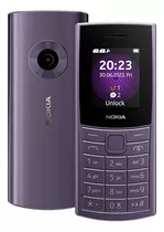 Celular Nokia 110 4g Dual Chip Bateria De Longa Duração Roxo