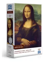 Quebra-cabeça Nano 500 Pçs - Leonardo Da Vinci - A Mona Lisa