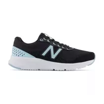 Zapatillas New Balance 411 Color Negro/celeste - Adulto 39.5 Ar