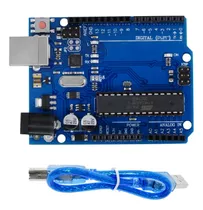 Tarjeta De Desarrollo Uno R3 Compatible Arduino + Cable Usb