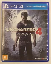 Jogo Uncharted 4 - A Thief's End Ps4 - Mídia Fisica (usado)