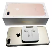 iPhone 7 Plus 128 Gb Oro Impecable Bat 100% Caja