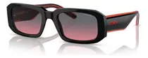 Gafas De Sol - Arnette - Thekidd - An4318 123777 53 Color De Montura: Negro, Color Varilla, Negro/rojo, Transparente, Color De Lente: Negro/rojo, Diseño Cuadrado