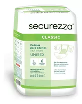  Pañales Para Adultos Securezza Classic Talla L Paquete De 6