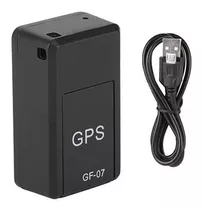 Gf07 Mini Dispositivo De Rastreamento Gps Magnético Cor Preto