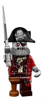 Capitão Pirata Zumbi Em Minifigura Lego Série 14