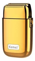 Barbeador Kemei Km-tx1  Dourado 110v/240v