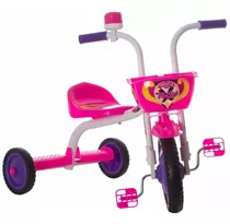 Triciclo 3 Rodas Bicicleta Infantil Menina Ultra Bike Rosa