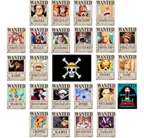 Pósters De Anime De Luffy 3 Billion Zoro De One Piece Wanted