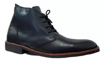 Zapatos Botita Hombre Fabrica Cuero Real Con Suela Febo