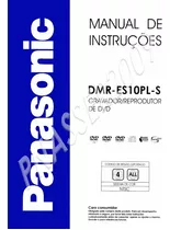 Manual Em Português Do Gravador Dvd Panasonic Dmr-es10
