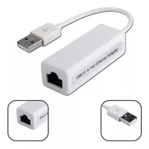 Adaptador Placa De Red Usb Ethernet 10/100 Rj45 