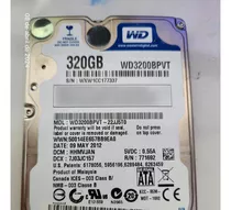 Hd Disco Rígido 320gb Western Digital Testado No Crystal Disk Confira Na Foto