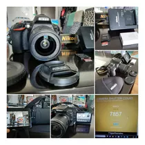 Oferta! Solo 7800 Disparos: Nikon D5600 Kit + Lente+ Memoria