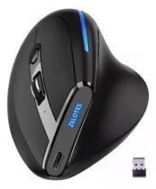 Mouse Vertical Ergonômico Sem Fio Zealots 2.4g 6/8 Botões