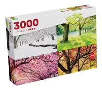 Puzzle 3000 Peças Cerejeiras Nas Quatro Estações Grow