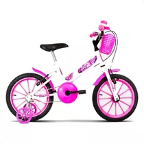 Bicicleta Infantil Aro 16 Feminina Unicornio Boneca Menina