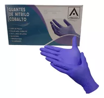 Guantes De Nitrilo Azul Cobalto (caja De 100 Unidades)