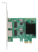 Placa Gigabit 10/100/1000 Mbps Rj-45* 2 Porta Dupla Pci-ex1