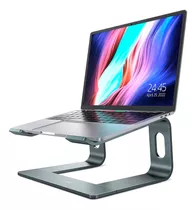 Base Soporte Para Portatil Linkon Aluminio Mac Macbook 10-16 Color Gris Claro