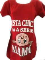 Playera Estampada Maternidad Premama Esta Chica