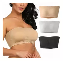 3pzs Brasier Push Up Strapless Sin Tirantes Y Invisible Bra