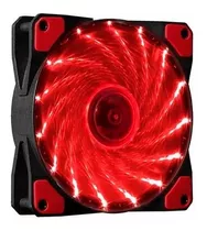 Turbina Cooler Fan 12cm A Fuente Leds Rojos Netmak Nm-12025