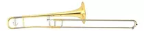 Trombone Tenor Ysl 354 E Laqueado Dourado Com Case Yamaha