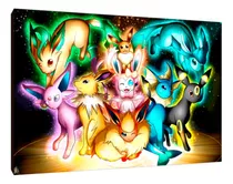 Cuadros Poster Pokemon Eevee Evolucion 33x48 (suv 6)
