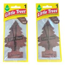 2 Little Trees Original Leather Cheiro Cheirinho Carro Couro