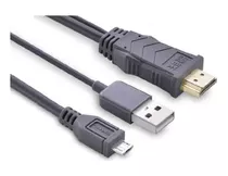 Cable Adaptador Micro Usb Mhl A Hdmi 2m Telefono Tablet