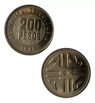 Moneda De 200 Pesos Nuevas Por Años Familia Antigua.