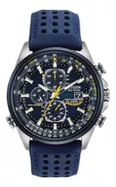 Reloj Hombre Citizen At8020-03l Blue Angel Ecodrive Cronometro Radio Controlado L M