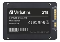 Disco Interno Ssd 2tb Verbatim Vi550 Sata Iii 2.5 