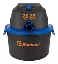 Aspiradora Industrial De Tacho Koblenz Wd-2.5 Ma 2.5 Gal  Negra Y Azul 120v 60hz