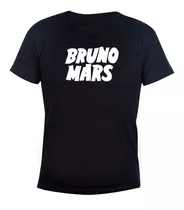 Remera Niño Algodon Bruno Mars R&b Pop