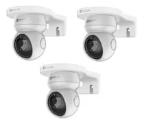 Combo X3 Ezviz C6n Wifi 1080p Seguimiento 360º + 3 Soportes