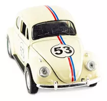 Miniatura Wolks Fusca Herbie Tradicional 1:32 