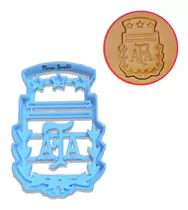 Afa Escudo Masa Fondant Galleta Equipo Futbol Tricampeon 22