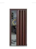 Puerta Plegable Acordeon 81x200 Cm Castaño Hoggan