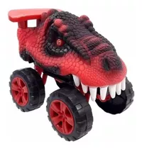 Carro Selvagem Cabeça De Bicho T-rex Emborrachado Brinquedo