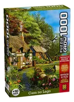 Quebra Cabeça Puzzle 1000 Peças Casa No Lago Cotagecore
