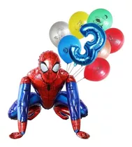 Globo Hombre Araña Spiderman Súper Héroe Avengers Fiesta