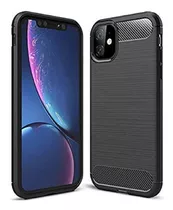 Funda Alto Impacto Fibra De Carbono Compatible Con iPhone 11